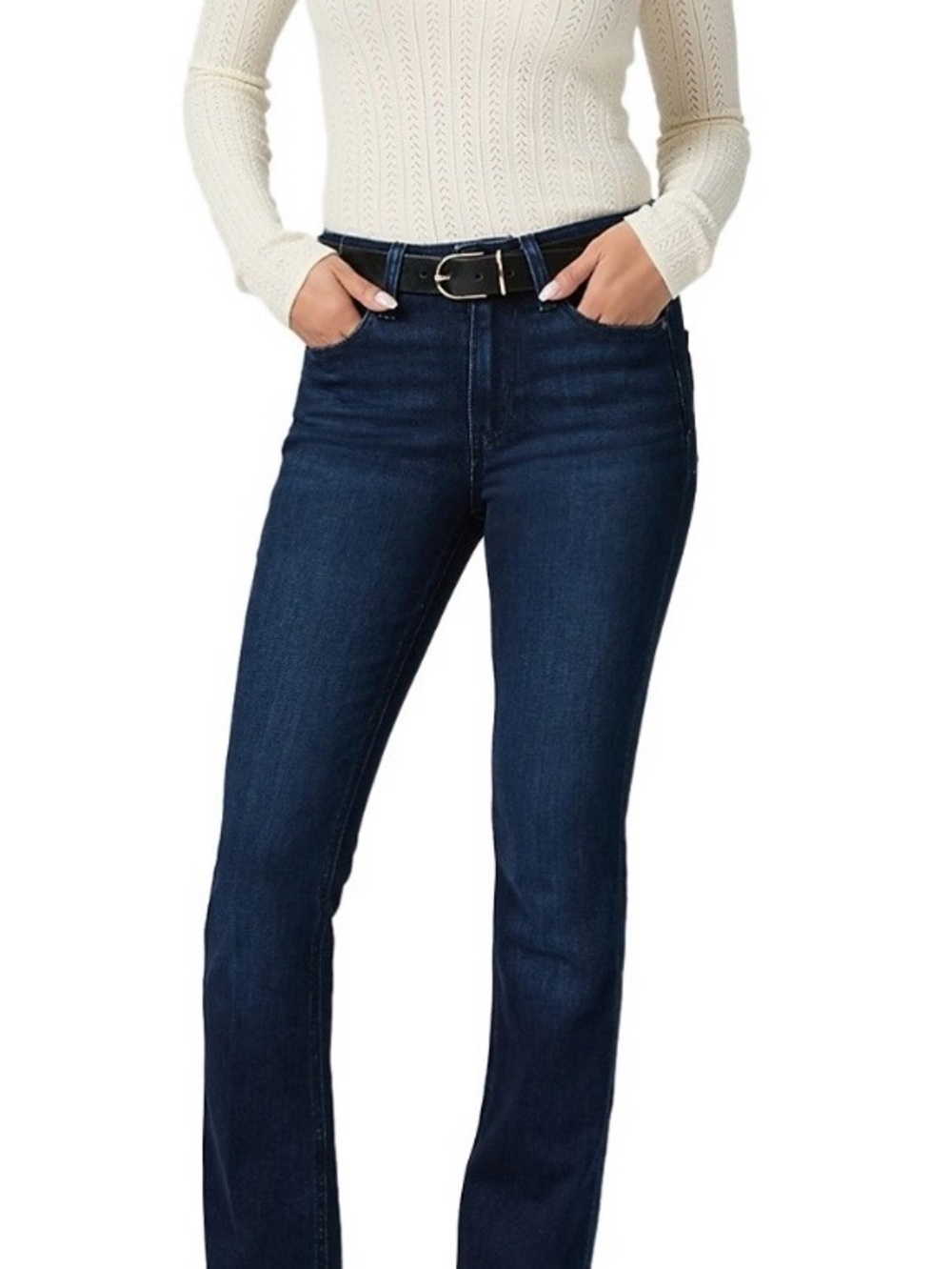 PAIGE Manhattan Boot Eugene Bootcut Jeans Medium Blue Wash Size 29